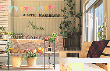 カクイチガレージの中をディスプレイ！