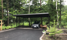 雪が降る前に 便利カーポート！