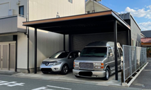 スタイリッシュなガレージ＆カーポート！！