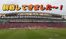 鹿島アントラーズのホームゲームを観戦しました！