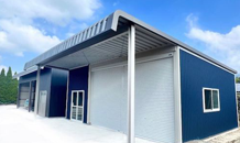 ガレージ・倉庫のカクイチ　A-SITE兵庫でも新色ネイビーブルーの受注開始！