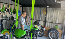 バイク愛好者のためのバイクガレージ【 KAKUICHI MINI-HHD】の実力