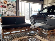 ガレージでチルタイムを満喫💫