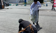 楽しくみんなでお掃除✨