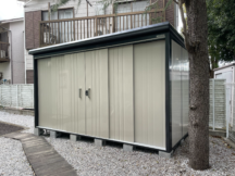 頑丈な鉄骨柱構造の物置💪は、カクイチにお任せください！