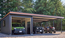 【注目！】倉庫とカーポートが一体化！カクイチ「カリビアンT」の新しいガレージ革命