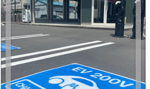 街中のEVステーション✨