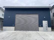 【施工例】高さ5.5mの特注鉄骨倉庫‼️“仕事を広げる”カクイチガレージ🌟