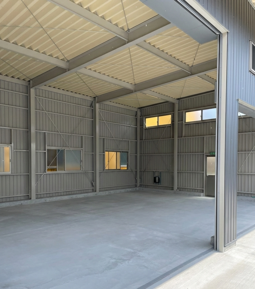 カクイチ倉庫内観