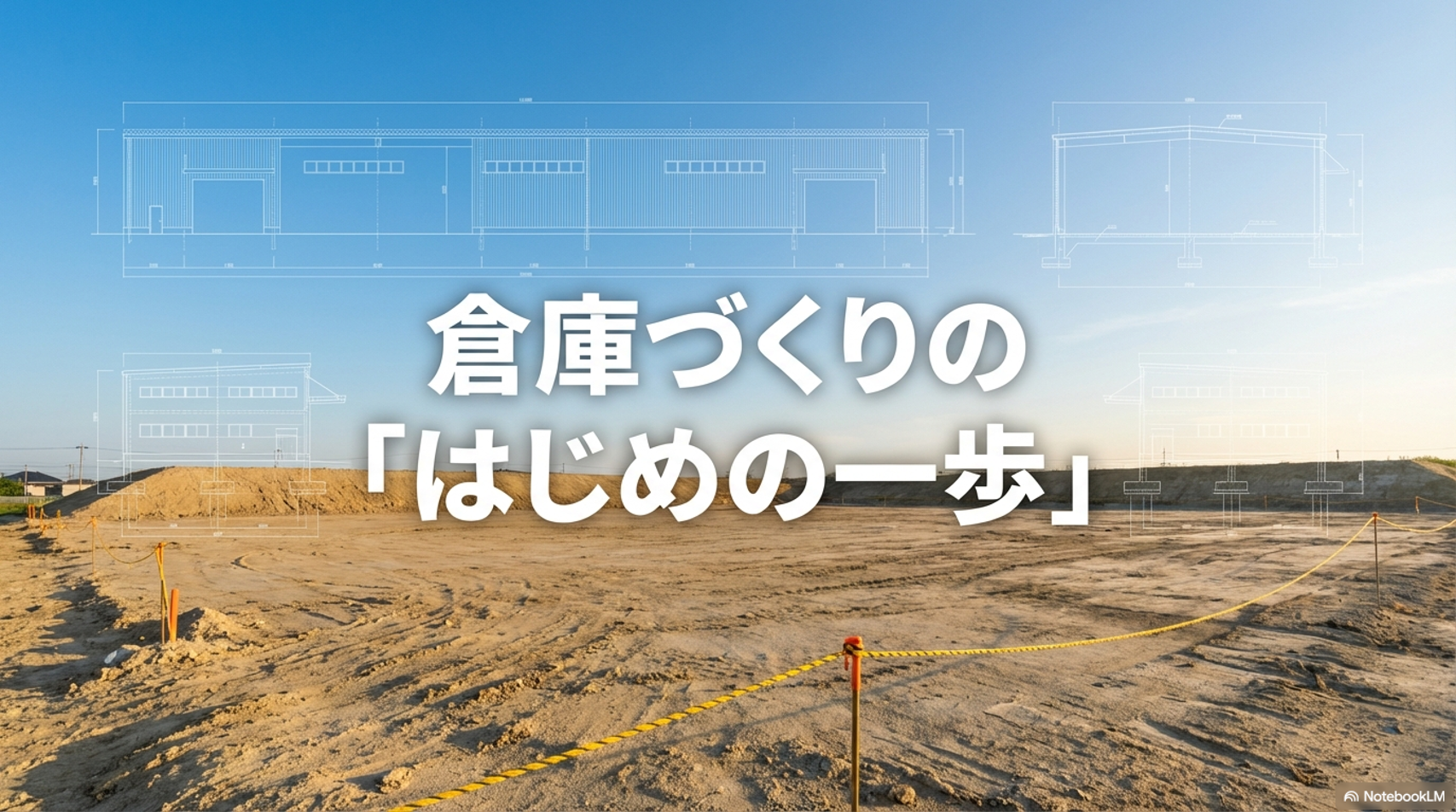 工事工程　１ 地縄張り(じなわばり)