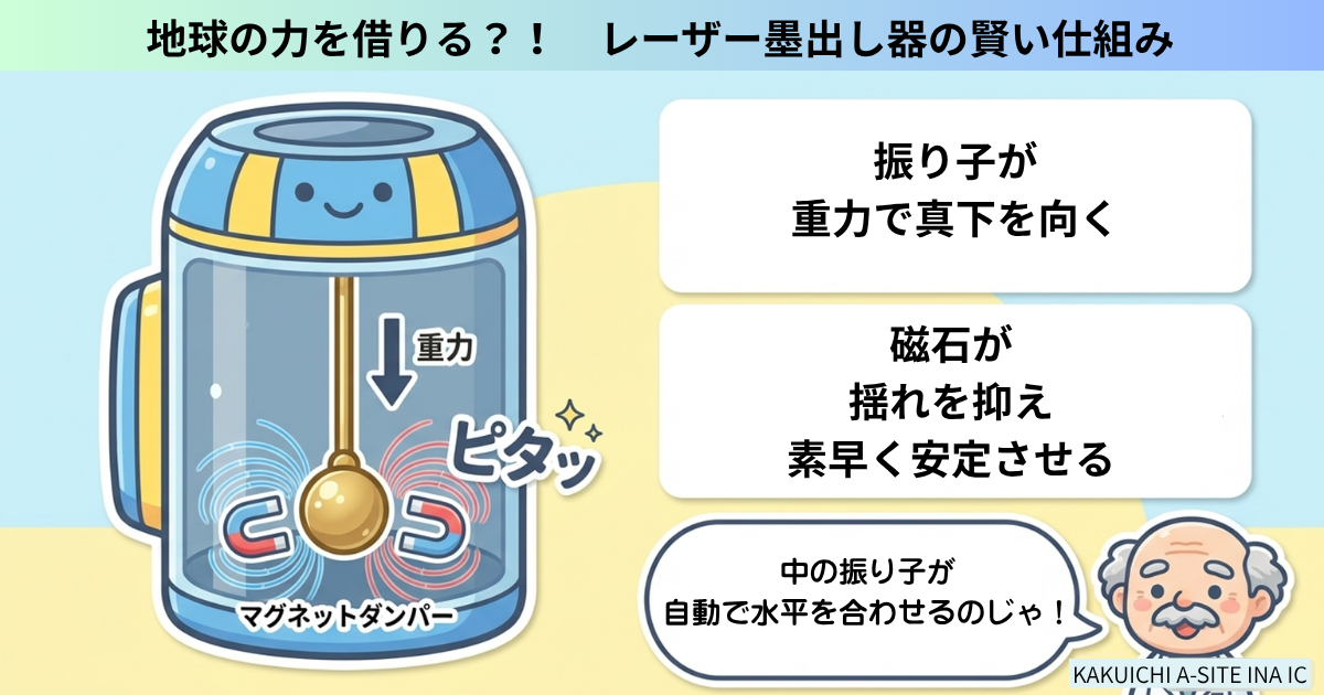 工事工程 ６ 基礎墨出し　コンクリートに実物大の線を引く