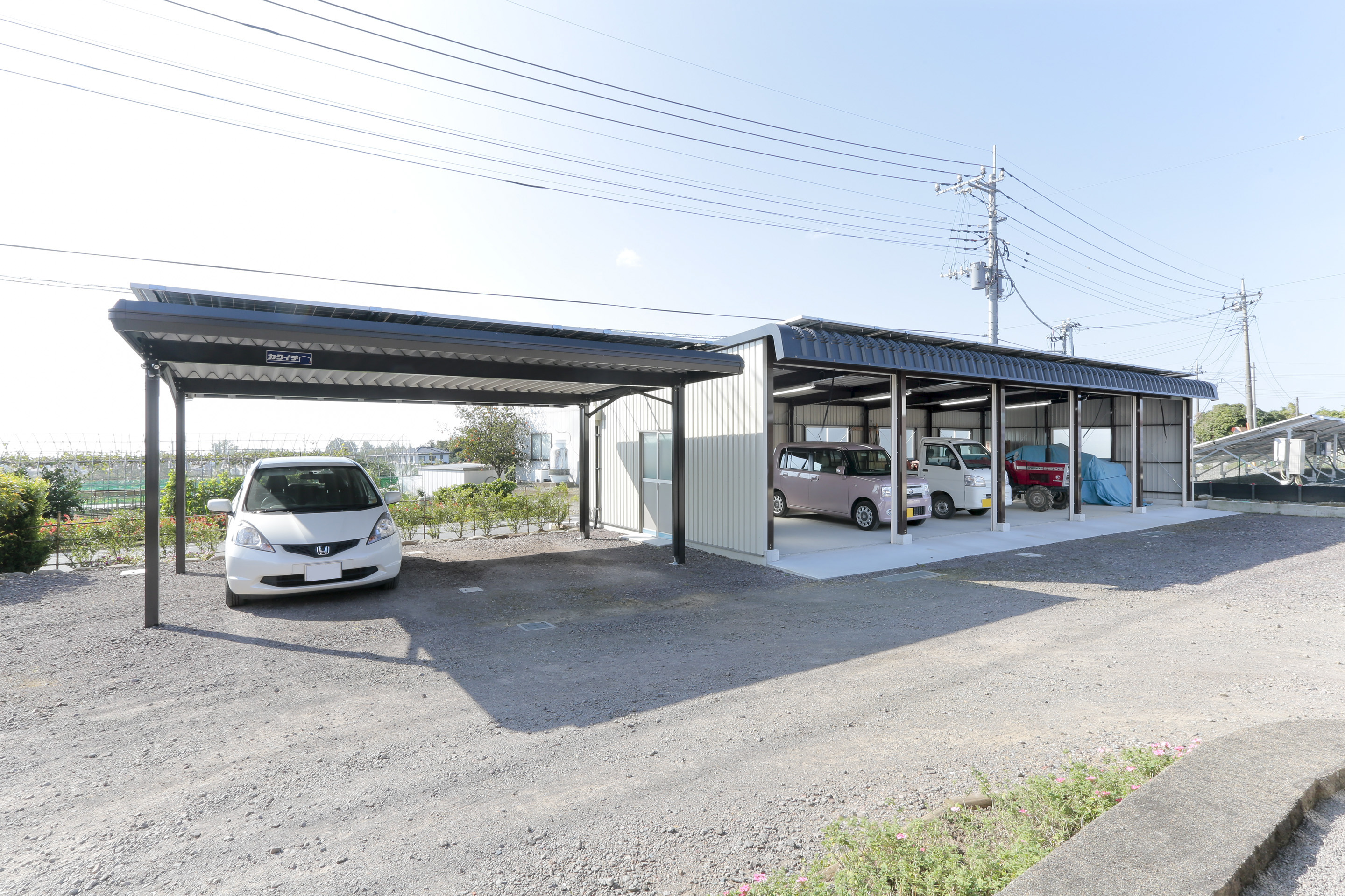 Kn 033 広スペースハウス Kks 5031 ガレージ 倉庫 農業用倉庫ならカクイチ