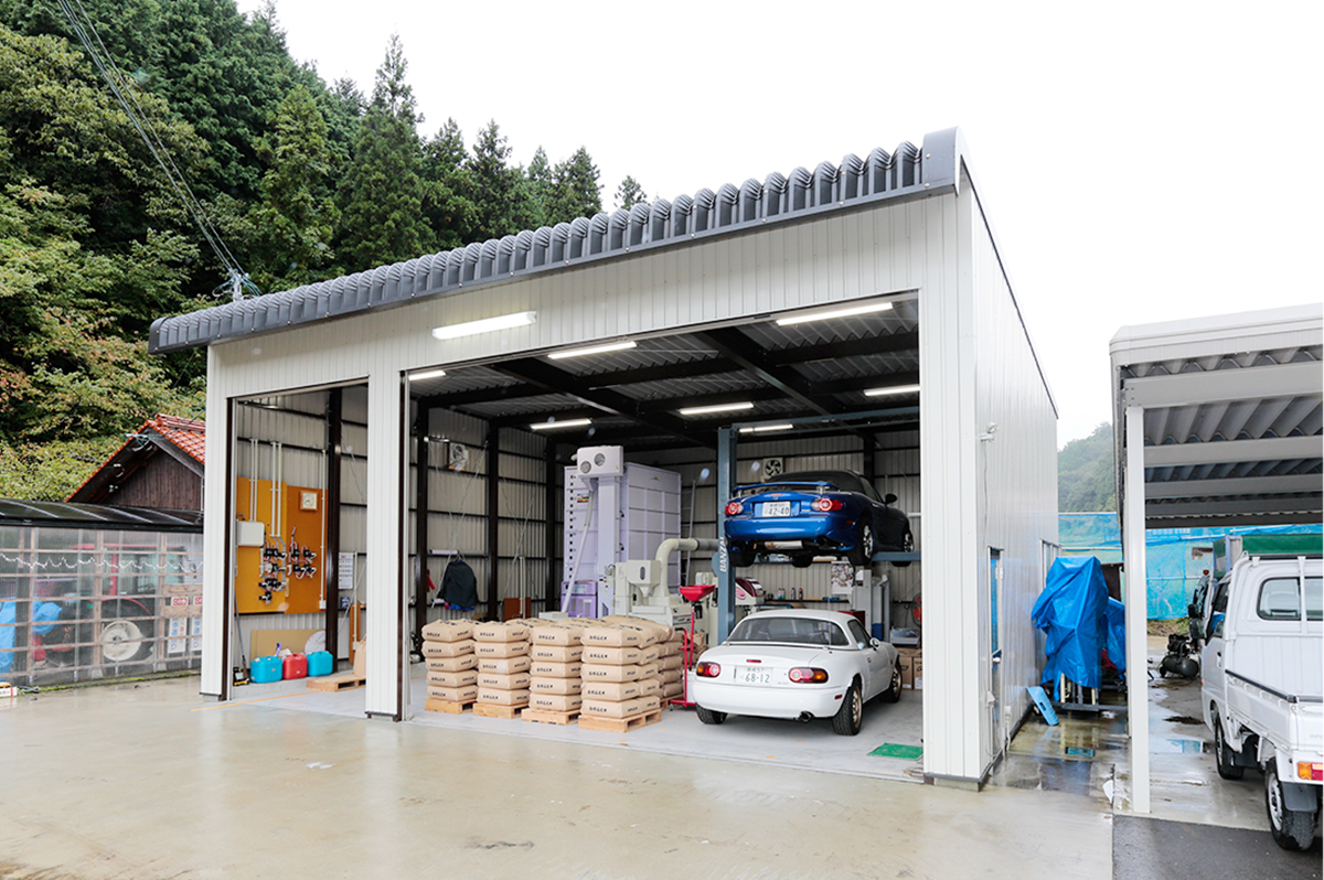 Ku 077 広スペースハウス Hhh 3050 ガレージ 倉庫 農業用倉庫ならカクイチ