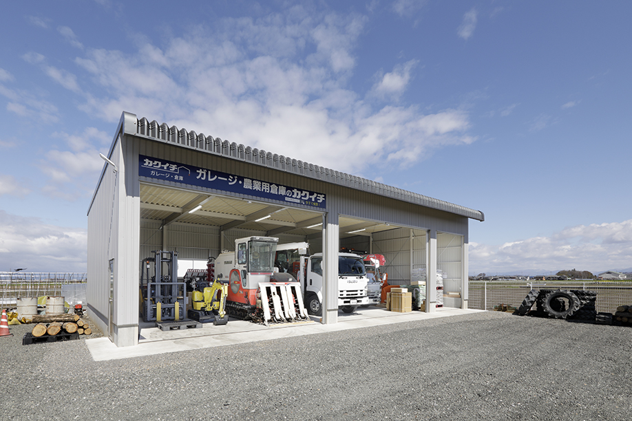 Kn 087 広スペースハウス Hhl 5050 ガレージ 倉庫 農業用倉庫ならカクイチ